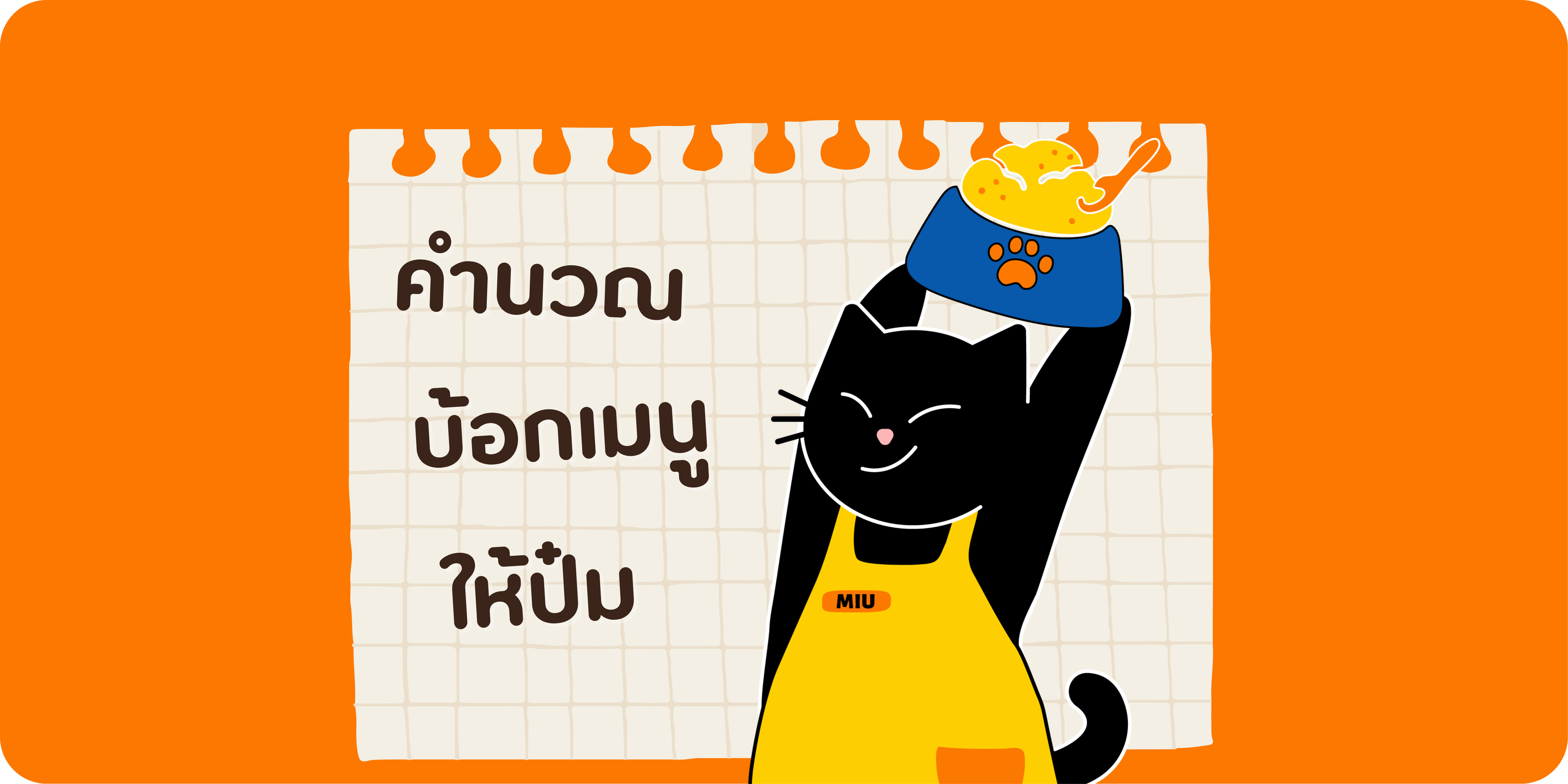 เลือกตักเองสำหรับแมว