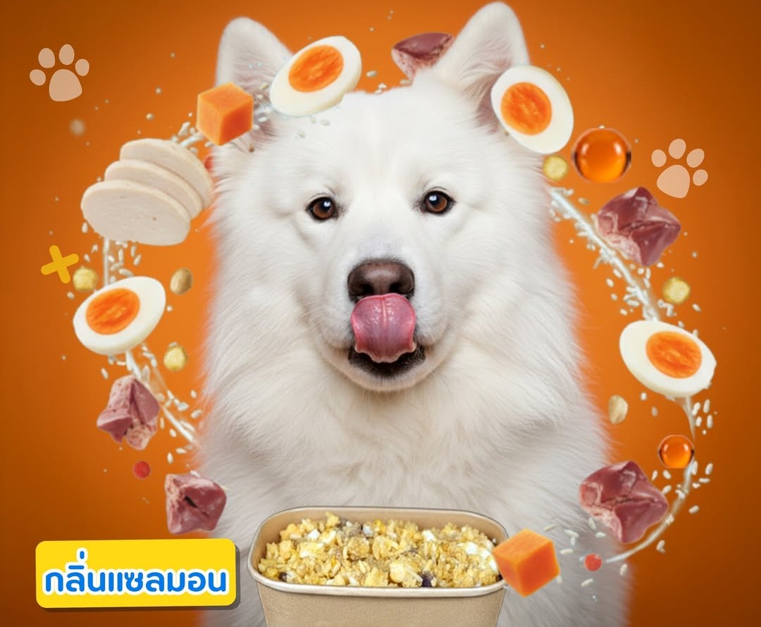 สุนัข สูตรลดเค็ม กลิ่นแซลม่อน
